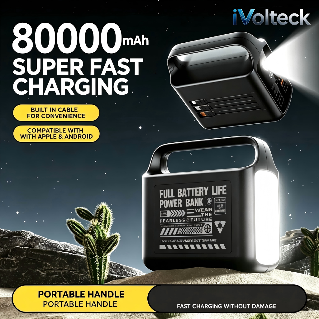 All-in-One Car Jump Starter with Built-in Tire Inflator & LED Display